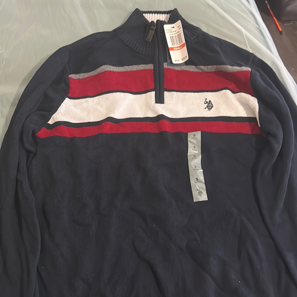 U.S POLO ASSN. 1/4 Zip Sweater